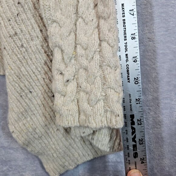 Islander Womens Wool Cashmere Cardigan Ireland Sweater Career Open hipster - Picture 7 of 11